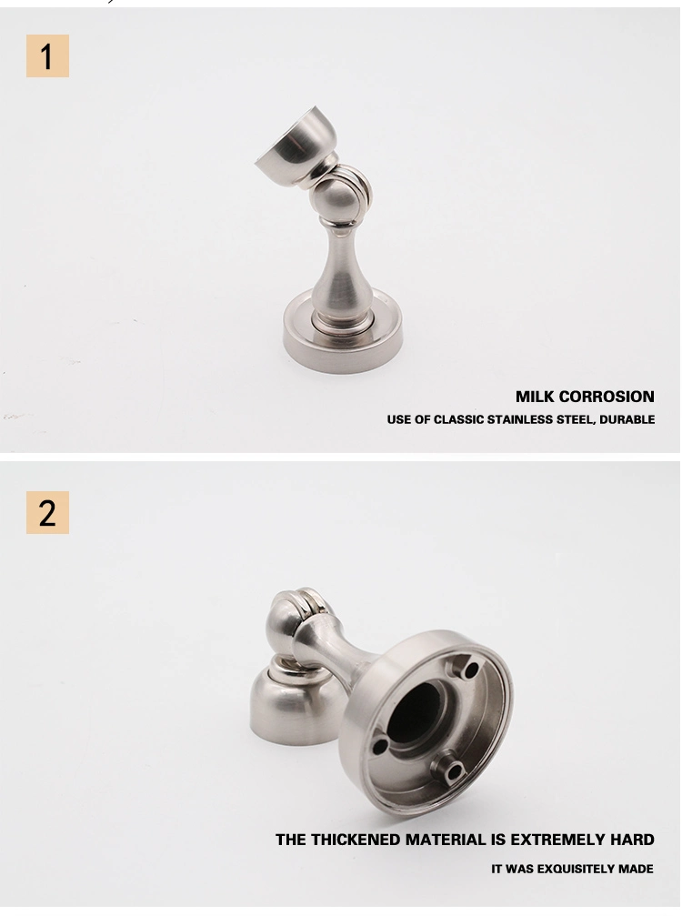 Hot Sale Factory Wholesale Door Stopper, Spherical Zinc Alloy Magnetic Metal Door Stops