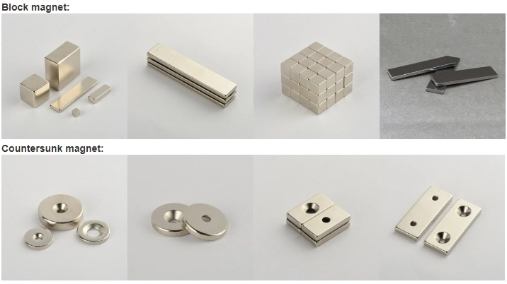 High Quality N52 Neodymium NdFeB Permanent Magnetics Assemblies