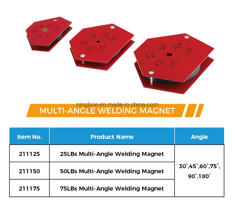 Description: 45° , 90° , 135° 75lbs Magnetic Welding Holder Magnetic Weld Holder