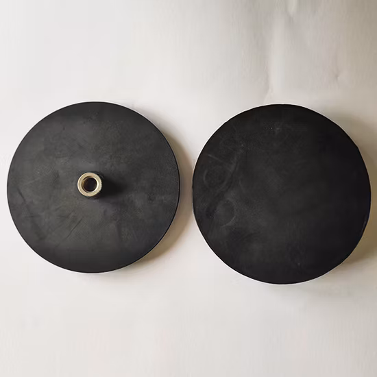 직경 66mm, D88mm, D32mm, 고무 처리된 영구 네오디뮴 NdFeB 포트 자석
